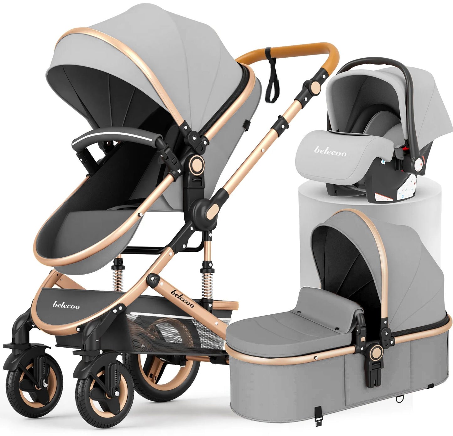 Belecoo 530W 3 in 1 Travel System