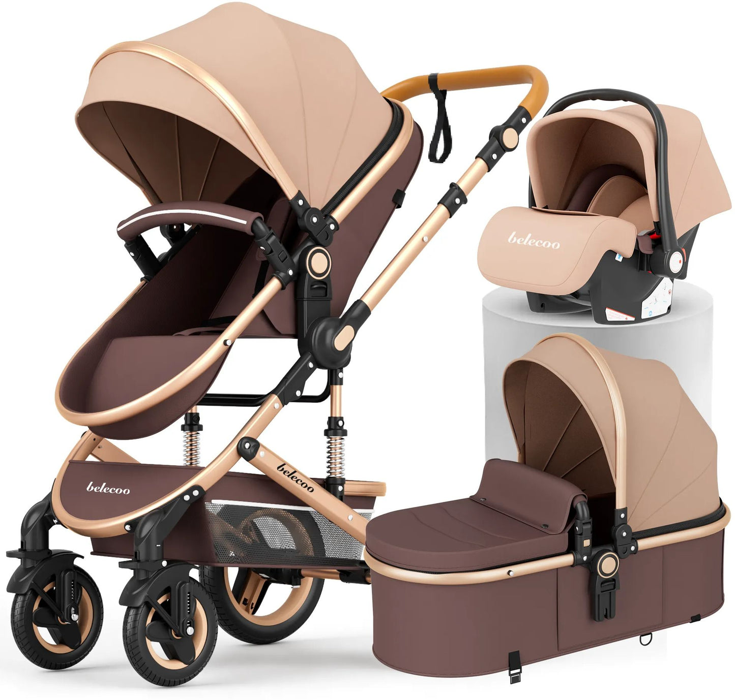 Belecoo 3 in 1 stroller on sale