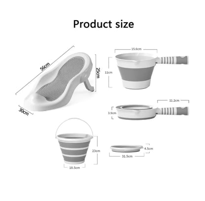 Belecoo 4 in 1 Fold Up Bath Set