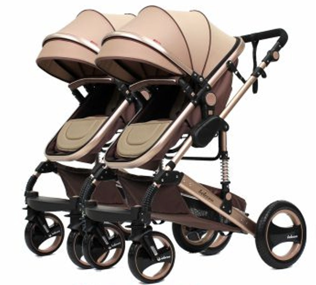 Belecoo Twin Split Stroller / Bassinet
